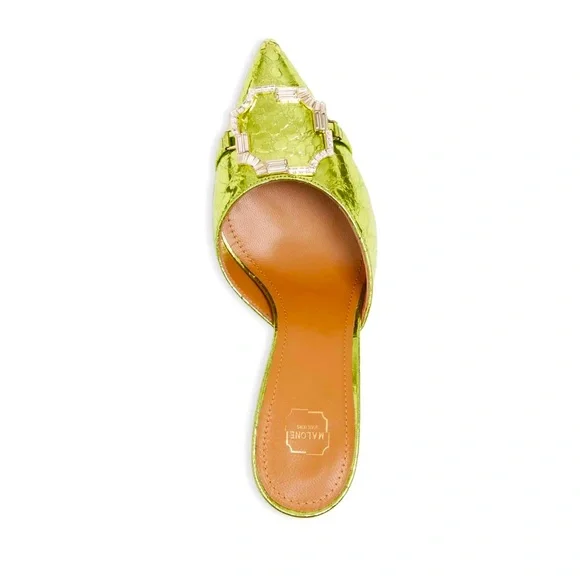 NWT ~ Malone Souliers Pointed Toe Mules - Picture 3 of 6